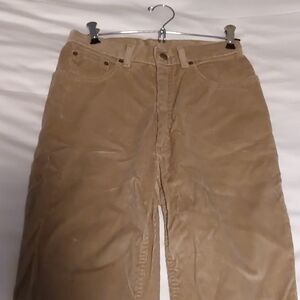 L.L. Bean Women's Tan Corduroy Pants